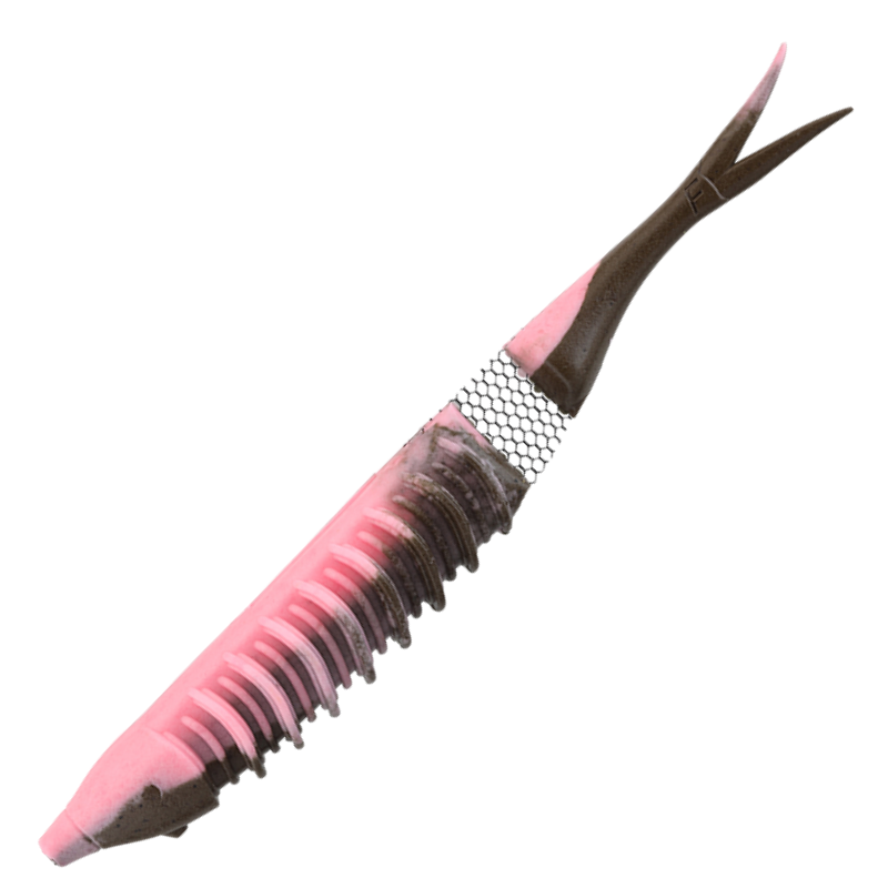 Leurre souple mikado real fish roach - 10cm - par 4 Leurre souple mikado real fish roach - 10cm - par 4