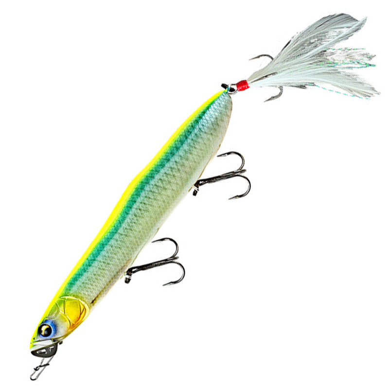 asian fishing lure Madness Japan Seabass Bakuree Spin 8 #03 Silver Powder Blue Pink Anglers can choose to replace these with single or treble hooks as required Japan Fishing Tackle | Japanese