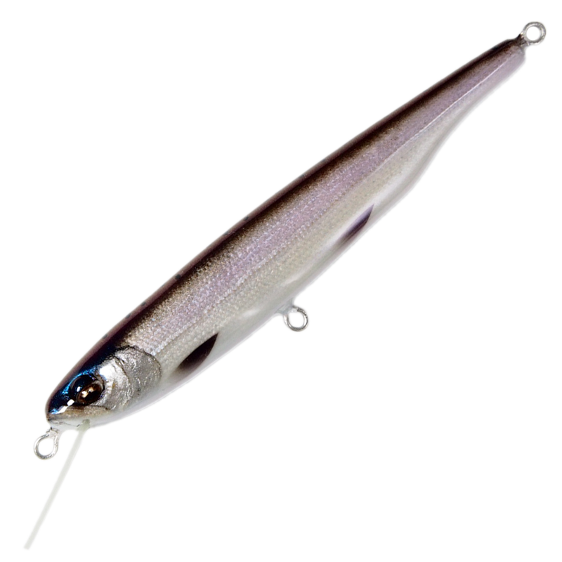 asian fishing lure Madness Japan Seabass Bakuree Spin 8 #03 Silver Powder Blue Pink like waves luretv japanese ima same style