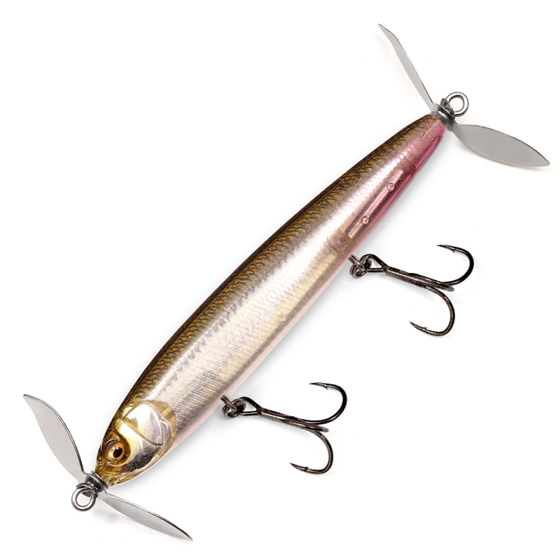 bass fishing slow lures Smaky for Tackle Kit Sinking Hard Swimbaits Wobbler Trout and Other Fish Species Multi Jointed Segmented Bionic Crankbait for Freshwater Or Saltwater with Sharp Treble Hooks low center of gravity provides excellent stability that allows it to grip rough water tightly without rotating the body even with jerks caused by intense rod work 2-Pack Glide Bait For Bass