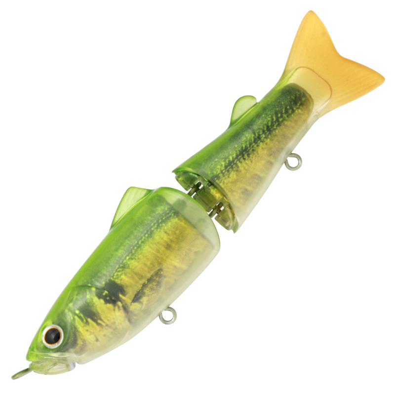 Deps Slide Swimmer 115 Glide Bait Green Back